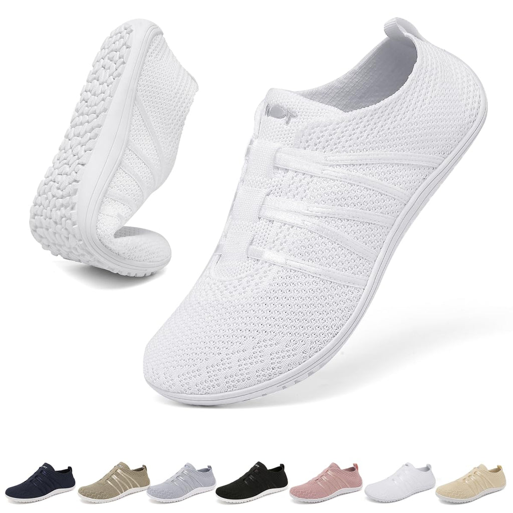 Barefoot Womens Mens Trainers No Lace Up Shoes Size 4-11 UK