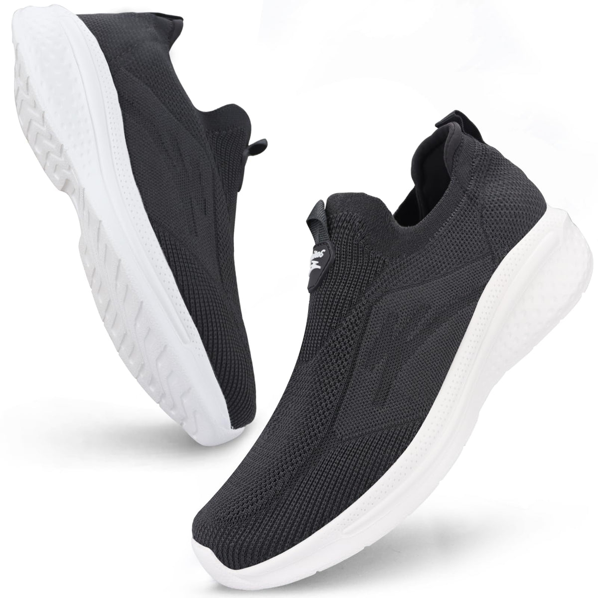 Giniros Men's Trainers Slip On Shoes Without Laces Comfortable and