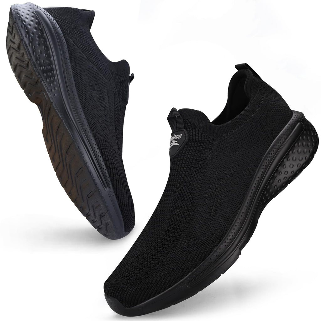 Giniros Men's Trainers Slip On Shoes Without Laces Comfortable and