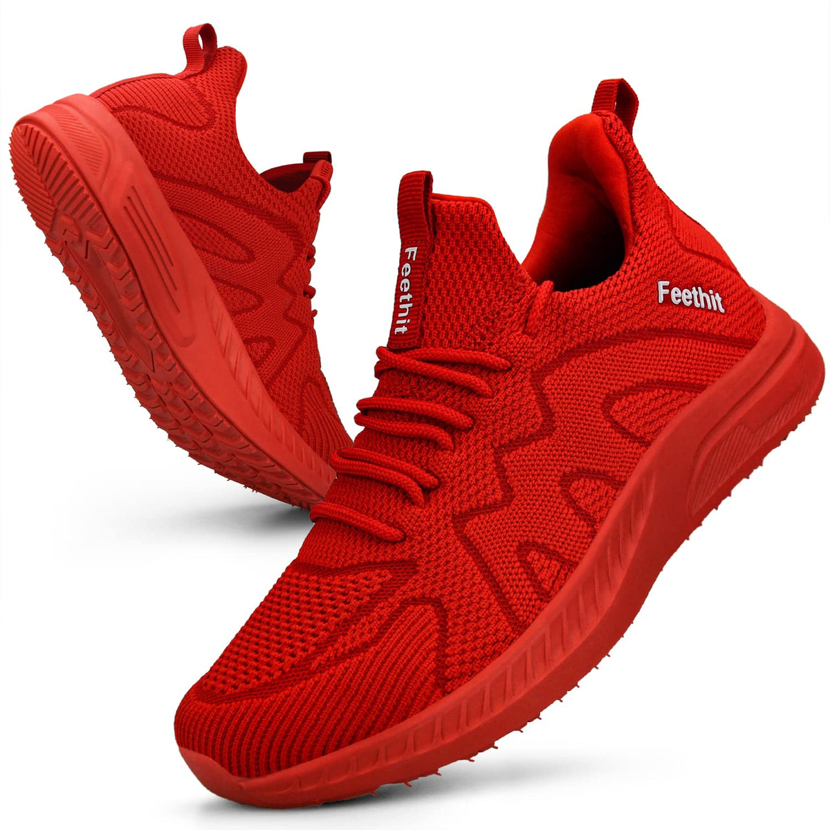 Feethit Chaussures de Sport Femme Respirant Légère de Fitness Outdoor