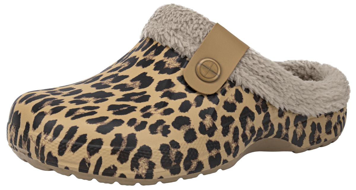 ChayChax Femme Hiver Sabots Fourrées Homme Pantoufles Chaud Peluche Chaussons Maison Imperméables Chaussures de Jardin Intérieur et Extérieur