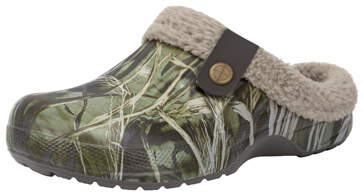 ChayChax Femme Hiver Sabots Fourrées Homme Pantoufles Chaud Peluche Chaussons Maison Imperméables Chaussures de Jardin Intérieur et Extérieur
