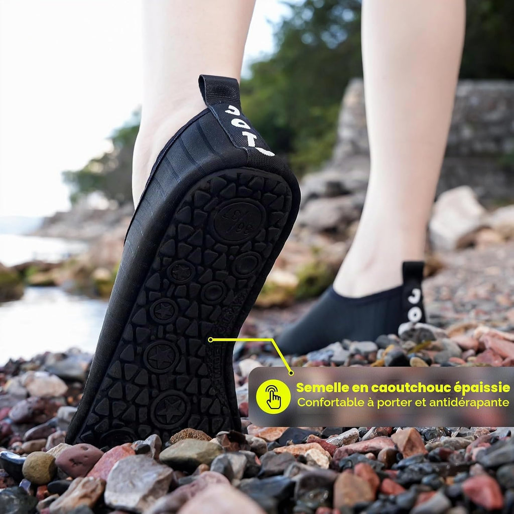 JOTO Water Shoes Water Shoes Water Shoes Men Women Beach Shoes Sea Pool Sandals Plastic Sandals, Anti Slip Sand, Quick Drying, Beach or Yoga