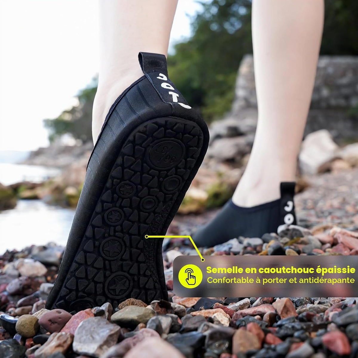 JOTO Water Shoes Water Shoes Water Shoes Men Women Beach Shoes Sea Pool Sandals Plastic Sandals, Anti Slip Sand, Quick Drying, Beach or Yoga