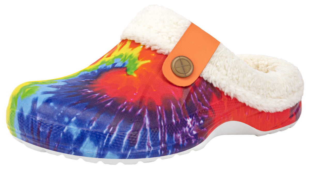 ChayChax Femme Hiver Sabots Fourrées Homme Pantoufles Chaud Peluche Chaussons Maison Imperméables Chaussures de Jardin Intérieur et Extérieur