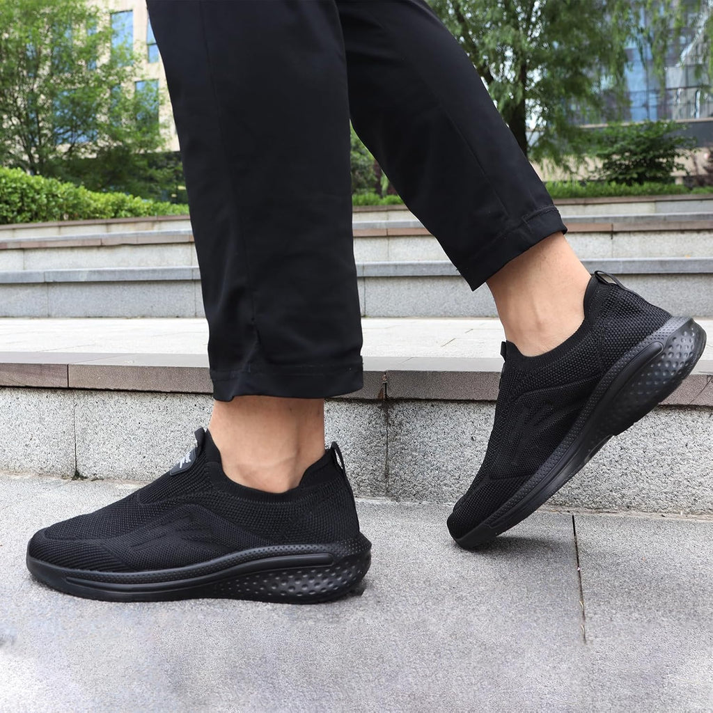 Giniros Men's Trainers Slip On Shoes Without Laces Comfortable and