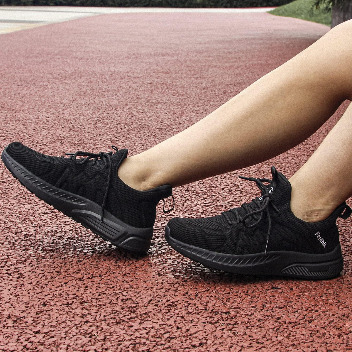 Feethit Chaussures de Sport Femme Respirant Légère de Fitness Outdoor