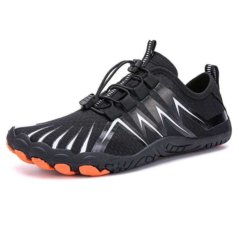 Five-Finger Stream Hiking Shoes Wading Swimming Surfing Ocean Non-Slip Quick-Drying Breathable Mesh Upper Sports Outdoor
