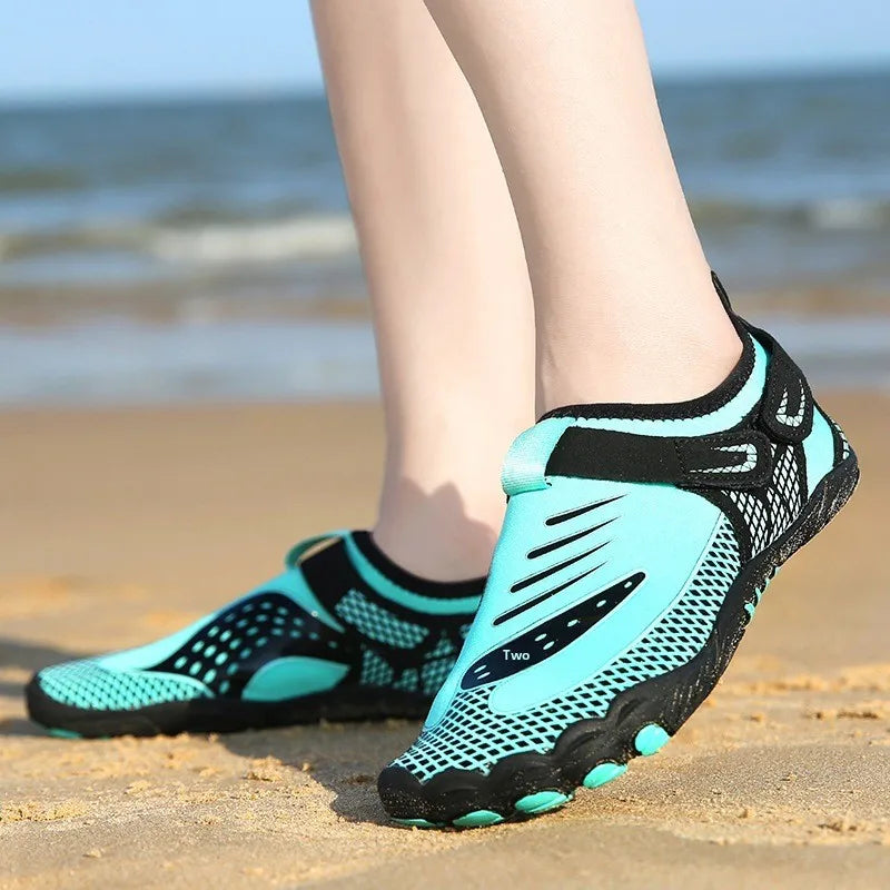 Five-Finger Stream Hiking Shoes Wading Swimming Surfing Ocean Non-Slip Quick-Drying Breathable Mesh Upper Sports Outdoor