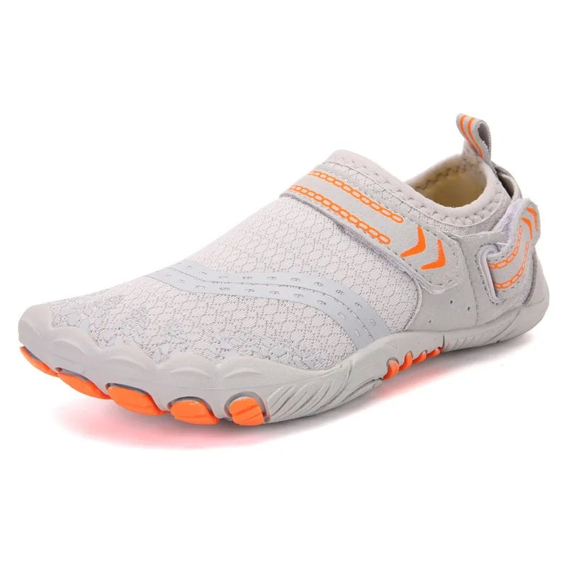 Five-Finger Stream Hiking Shoes Wading Swimming Surfing Ocean Non-Slip Quick-Drying Breathable Mesh Upper Sports Outdoor