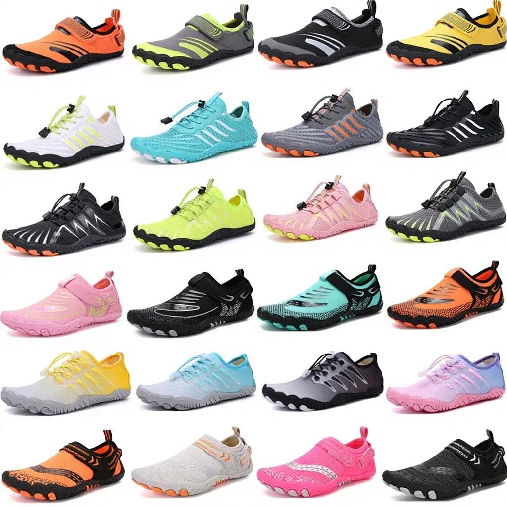 Five-Finger Stream Hiking Shoes Wading Swimming Surfing Ocean Non-Slip Quick-Drying Breathable Mesh Upper Sports Outdoor