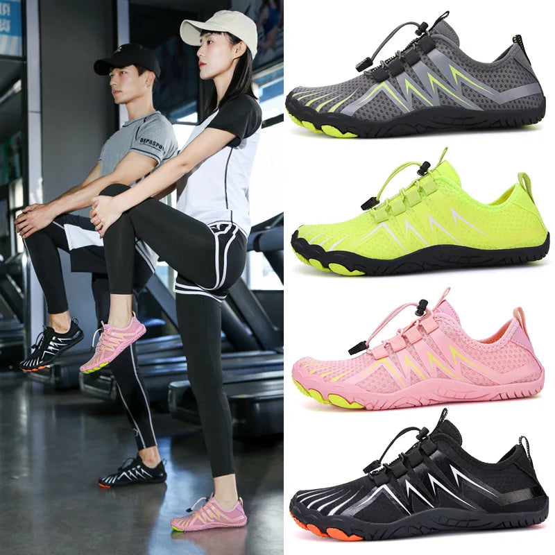 2025 New Outdoor Beach Running Shoes Lightweight and breathable solid color speed non-slip running shoes