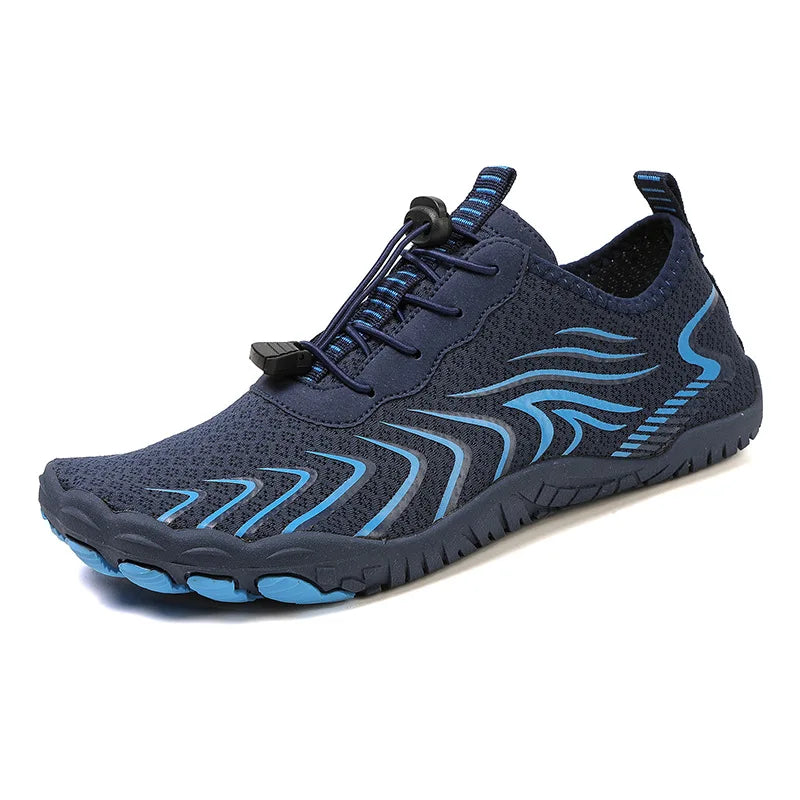 Unisex Quick Dry Water Shoes Breathable Barefoot Aqua Beach Footwear Anti-Slip Wading Sneakers for Outdoor Swimming