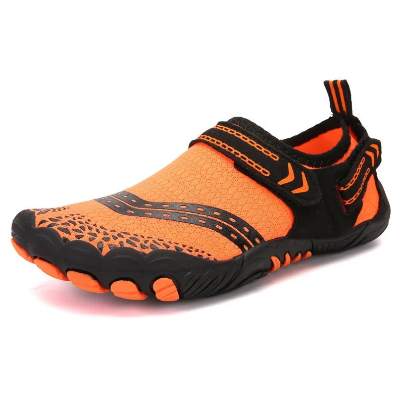 Five-Finger Stream Hiking Shoes Wading Swimming Surfing Ocean Non-Slip Quick-Drying Breathable Mesh Upper Sports Outdoor