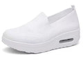Women's Sports Shoes Cross-Border Foreign Trade 2026Casual Shoes Mesh Slip-On Height-Increasing Walking Shoes for Women