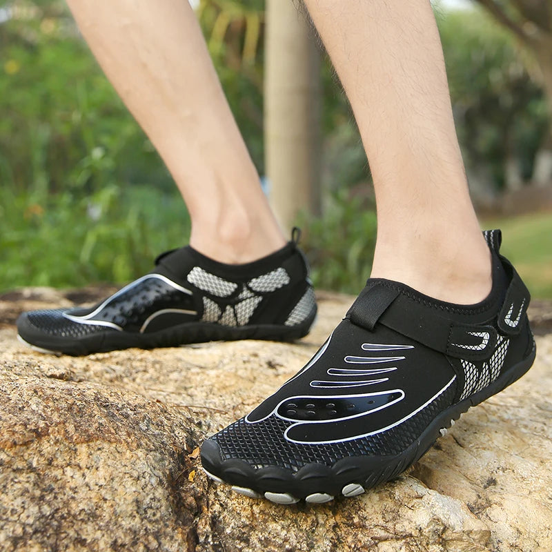 Chaussures aquatiques de plage pour hommes et femmes, à séchage rapide, style pieds nus, pour la randonnée aquatique, le surf, la marche aquatique, baskets unisexes, chaussures de natation