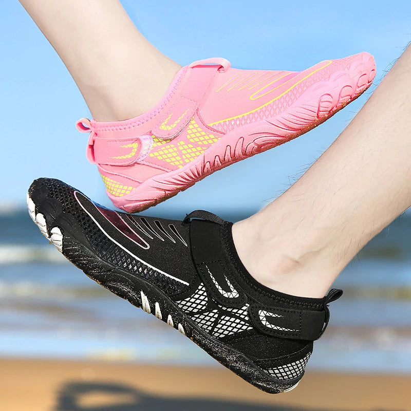 Chaussures aquatiques de plage pour hommes et femmes, à séchage rapide, style pieds nus, pour la randonnée aquatique, le surf, la marche aquatique, baskets unisexes, chaussures de natation