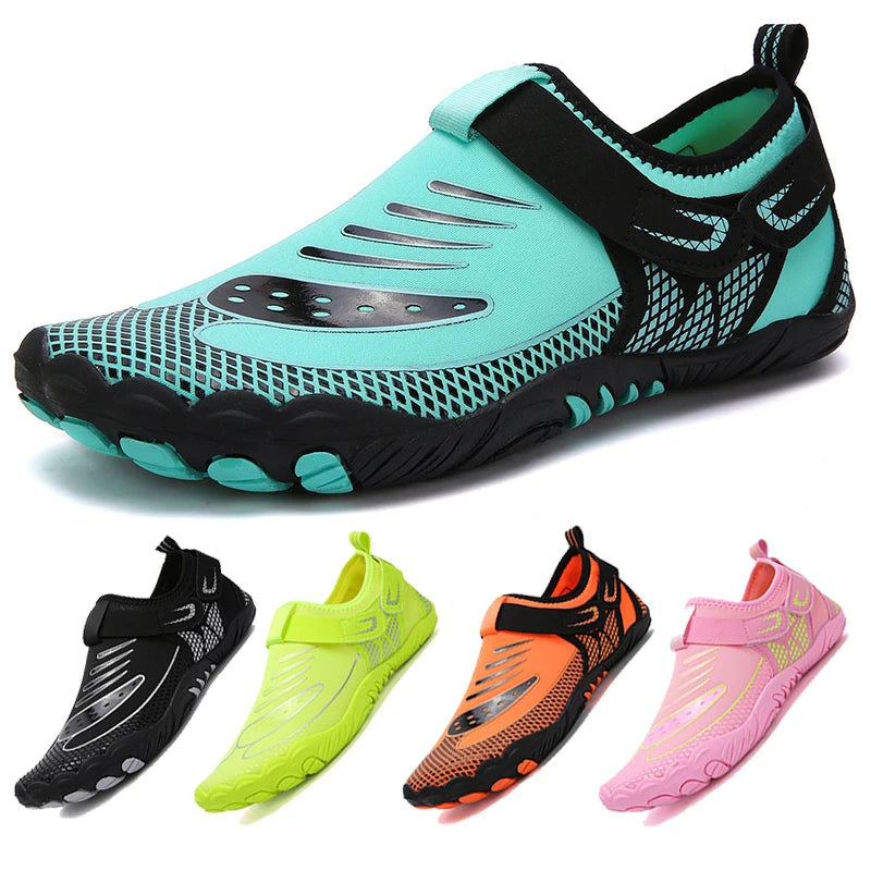 Chaussures aquatiques de plage pour hommes et femmes, à séchage rapide, style pieds nus, pour la randonnée aquatique, le surf, la marche aquatique, baskets unisexes, chaussures de natation